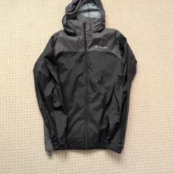 Men's Ultralight Columbia Backpacking Rain Jacket Small