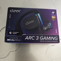 Cleer ARC 3 Open Ear Headphones - Dolby Audio, Snapdragon Sound True Wireless Earbuds, 50Hr Battery, Bluetooth 5.4, IPX 7, Multi-Point, Smart Controls