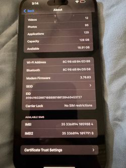 iPhone 14 Pro Max 128gb