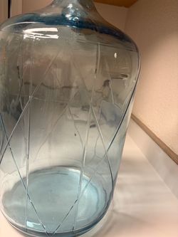 Large Vintage 5 gal Silver Spring Water Carboy
