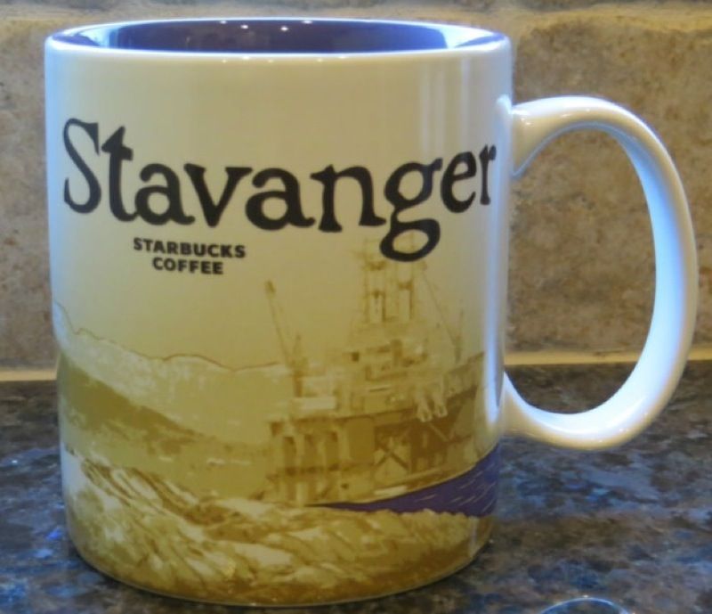 Brand new Stavanger Norway Starbucks mug cup