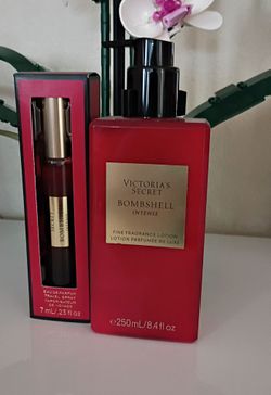 Victoria's Secret Bombshell Intense Lotion 250ml & Travel Spray Set