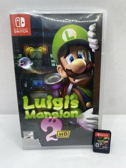 Nintendo Luigi's Mansion 2 HD Nintendo Switch CIB in box