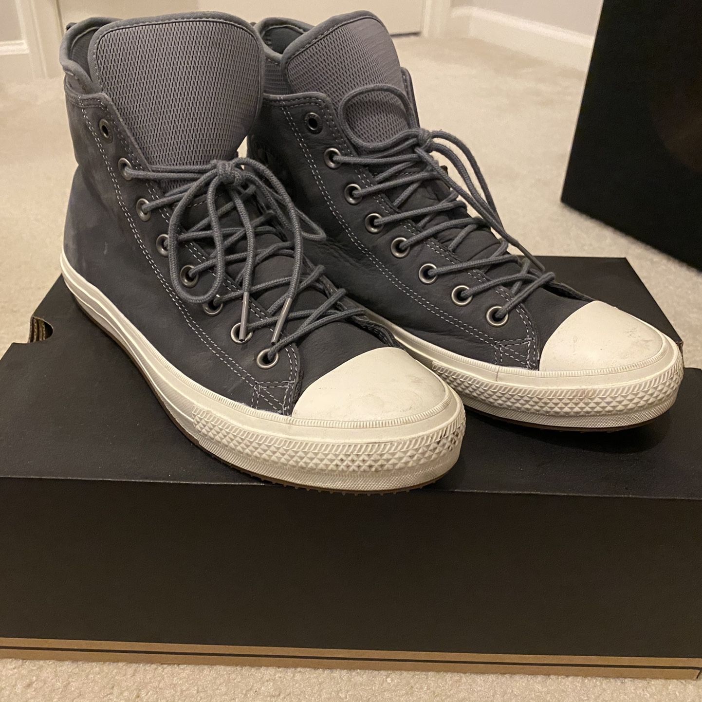 Converse Chuck Taylor All Star Waterproof Nubuck Men's Boot - Grey Gum - Size 9 (US)
