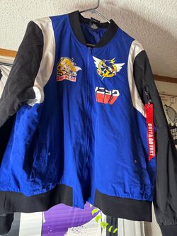 Hot Topic sonic the hedgehog bomber racer jacket