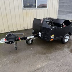 2022 Mi-T-M Hot Water Pressure Washer Mini Trailer - 14 Original Hours 
