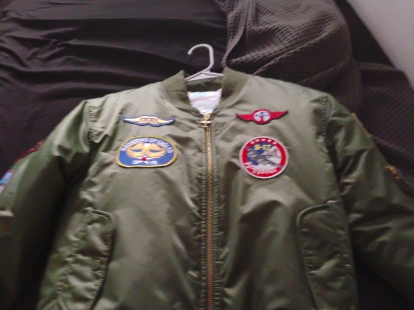 Antique bomber jacket