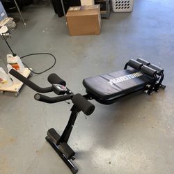 Hanstorm adjustable folding sit-up and abdominal exercise bench