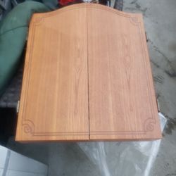 Oak Dart Board Brand New 