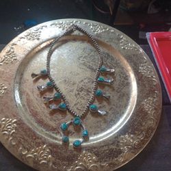 Swash Buckler Turquoise Necklace