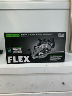 BRAND NEW FLEX 24 brushless 7-1/4” rear handle circular Saw kit