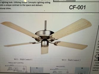 42 Inch - White On White Ceiling Fan