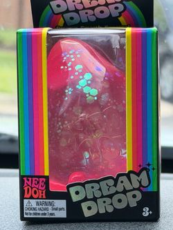 Needoh Dream Drop in bright pink with holographic glitter