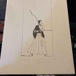 3 Japanese Warriors Art Pieces