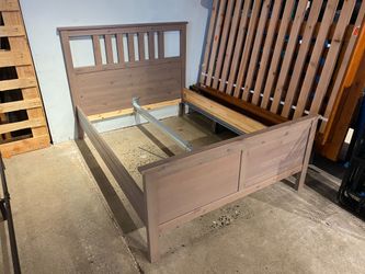 IKEA Hemnes Full Bed Frame in Grey