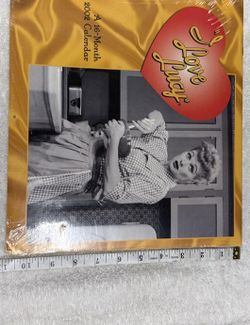 I Love Lucy 2002 Wall Calendar 16-Month - Sealed in Shrink Wrap, Lucille Ball