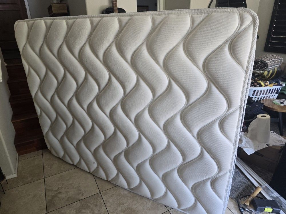 Queen Mattress & Metal Frame