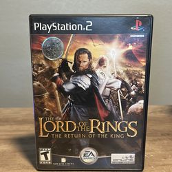 PS2 THE LORD OF THE RINGS THE RETURN OF THE KING