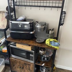 Industrial Kitchen Rack / Coffee Bar Stand – Sturdy and Stylish 