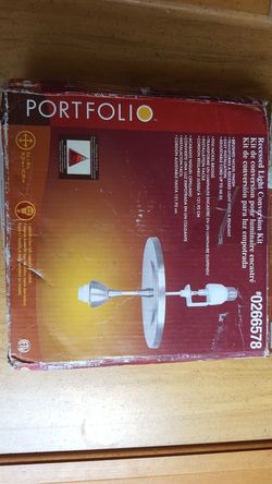 Never used- turn any light into a hanging light