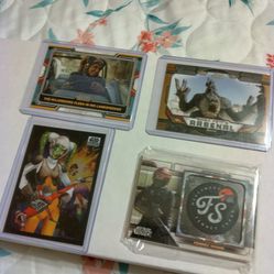Star Wars Collectible Cards, In Good Condition 