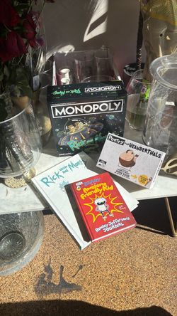 Rick Morty game monopoly collectors book