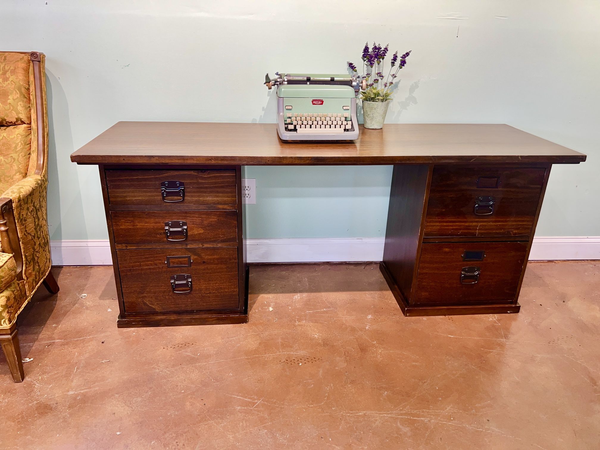 Pottery Barn Espresso Modular Desk