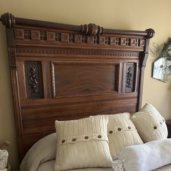Antique Bed And Dresser 