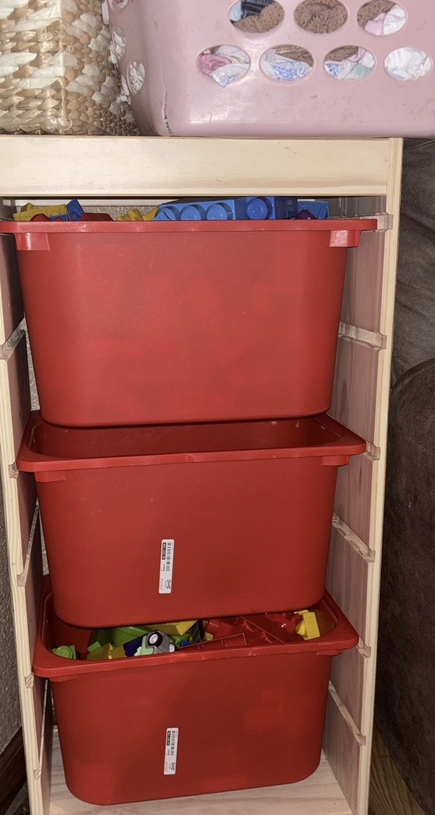 Toy Box Full Of Building Blocks