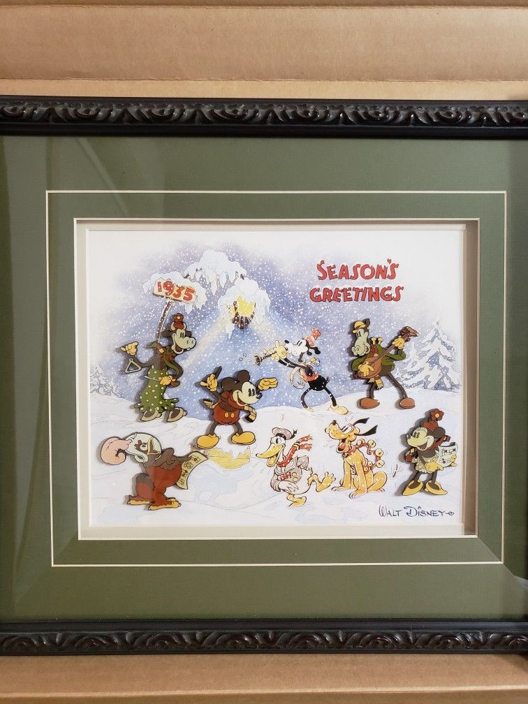 Disney Framed Pin Set 