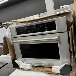 Kitchen Aid Stainless Steel Built In 24” Microwave 