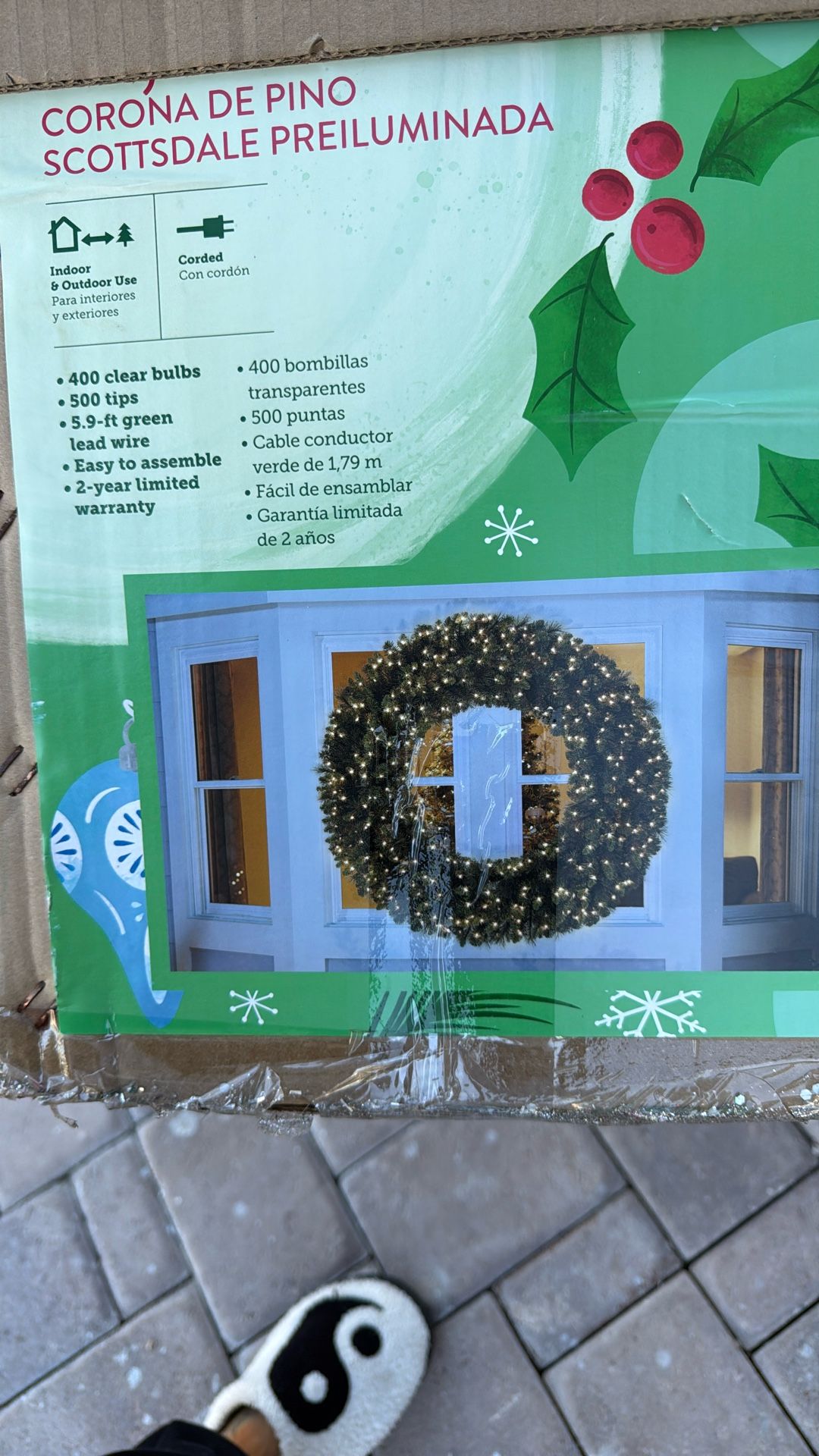 Large 60” Christmas Wreath