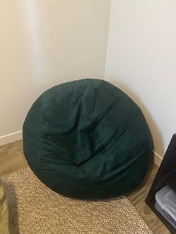 Large Dark Green Beanbag/Mattress