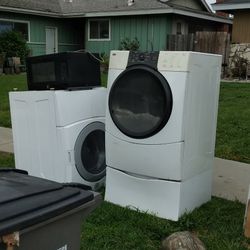 Washer/dryer for parts