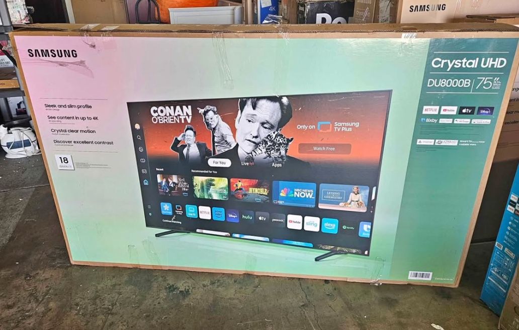 Samsung 75in series 8 4k New 2024 BRAND NEW