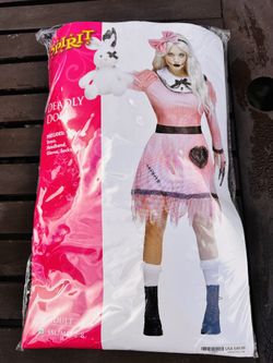 Halloween Costume For Women - Deadly doll/ Adult Size