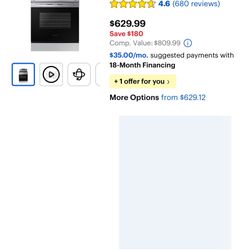 Samsung Electric Stove 