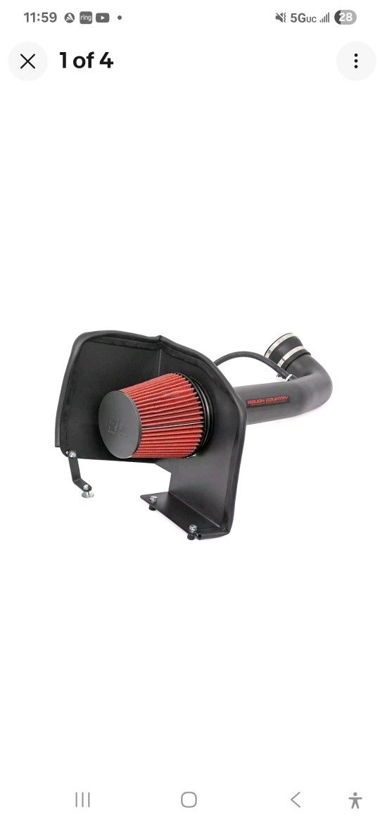 Rough Country Cold Air Intake 09-14 Chevy/gmc 4.8 5.3