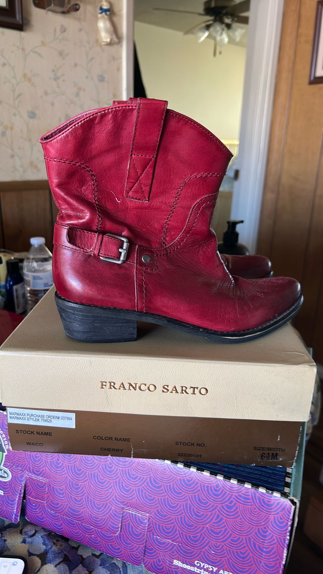 FRANCO SARTO Red Boots