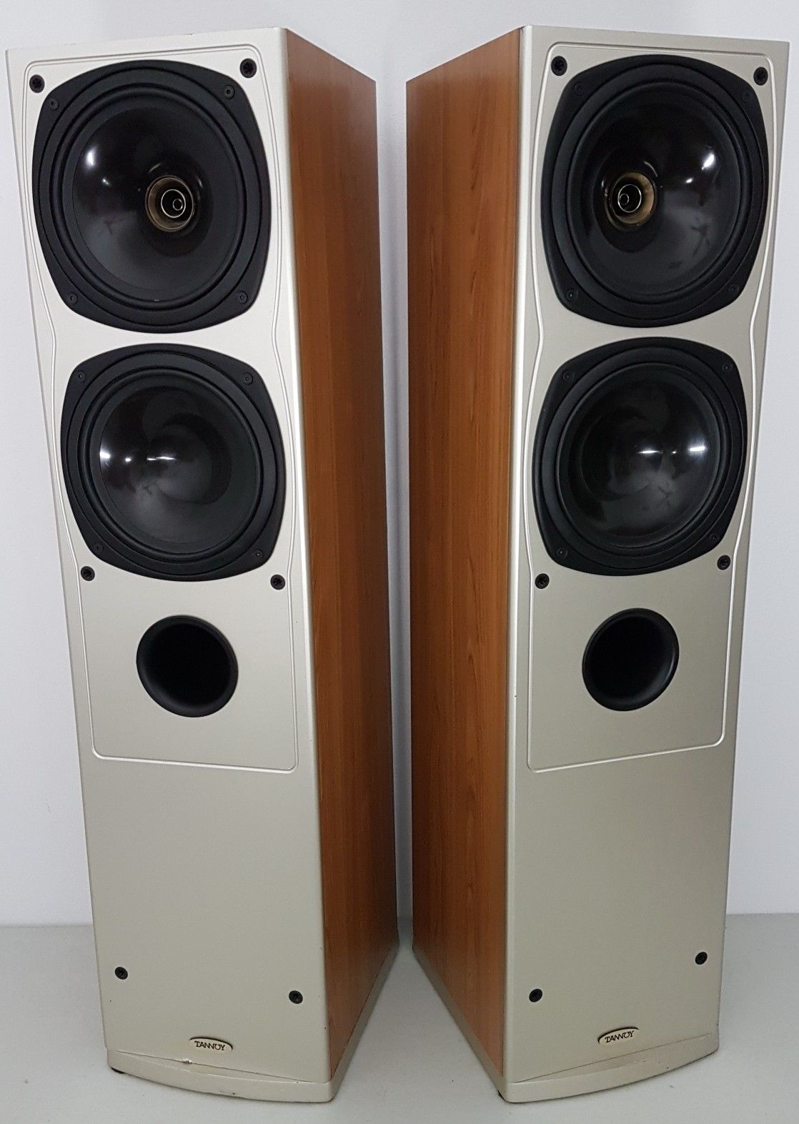 Rare Tannoy Hi-End Tower Speakers Saturn S8 (Champagne)