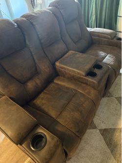 Sofa and loveseat