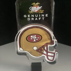 🔥Vintage MGD Miller San Francisco 49ers beer tap handle niners football 