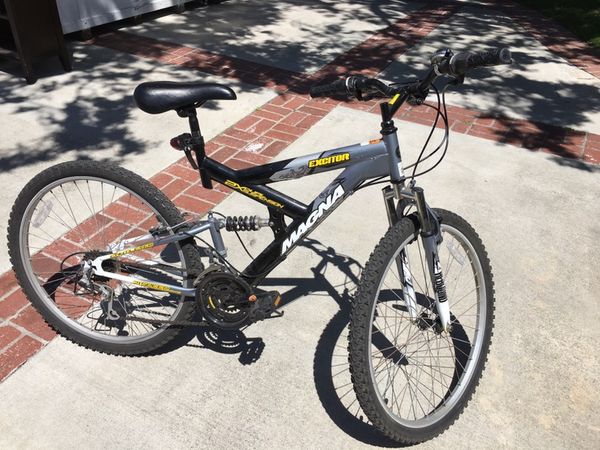 magna dual suspension mountain bike