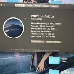 2015 Macbook Pro (Retina)