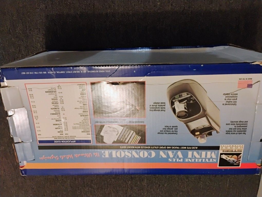 Styling Plus Mini Van Console