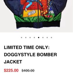 LIMITED TIME ONLY: DOGGYSTYLE BOMBER JACKET 3x 