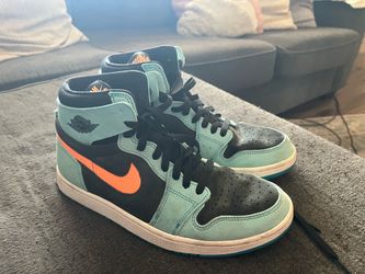 Jordan 1 Zoom CMFT 2 Bleached Aqua Bright Citrus - Men’s size 9