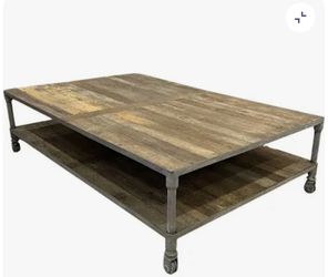 Restoration Hardware Dutch Industrial Coffee Table 