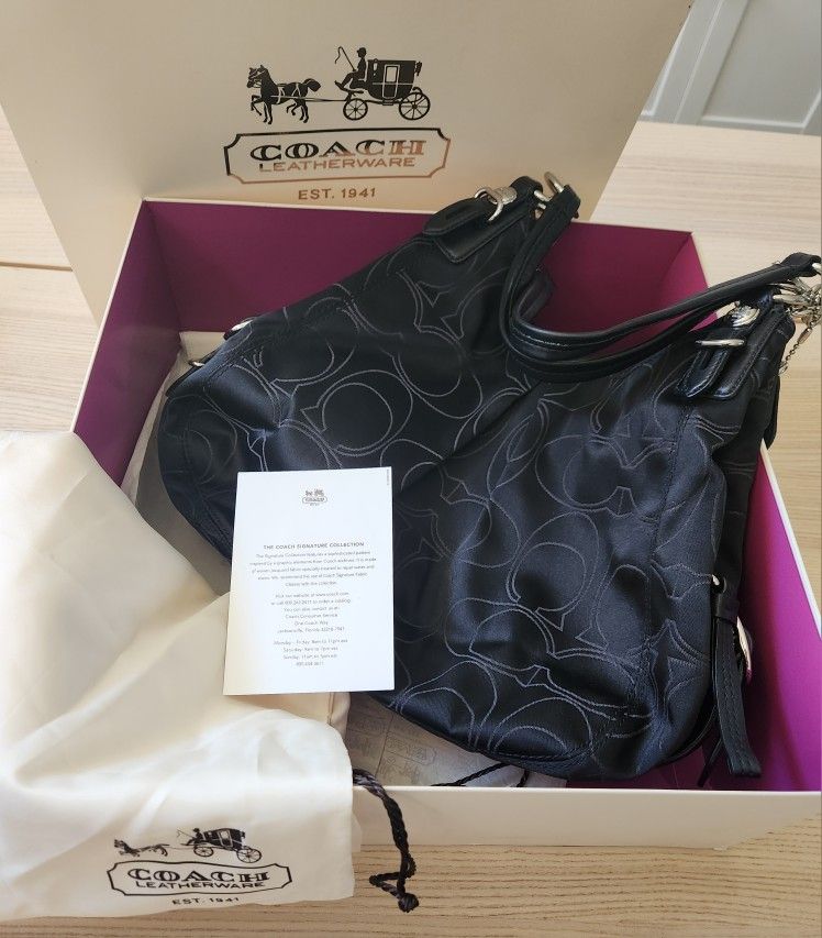 Coach Bag 16153 Maggie Mia Signature Outline 