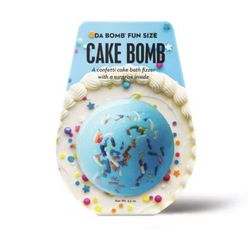 Cake Bath bomb-3.5 oz Sodium Lauryl Sulfate-Free, Phthalate-Free